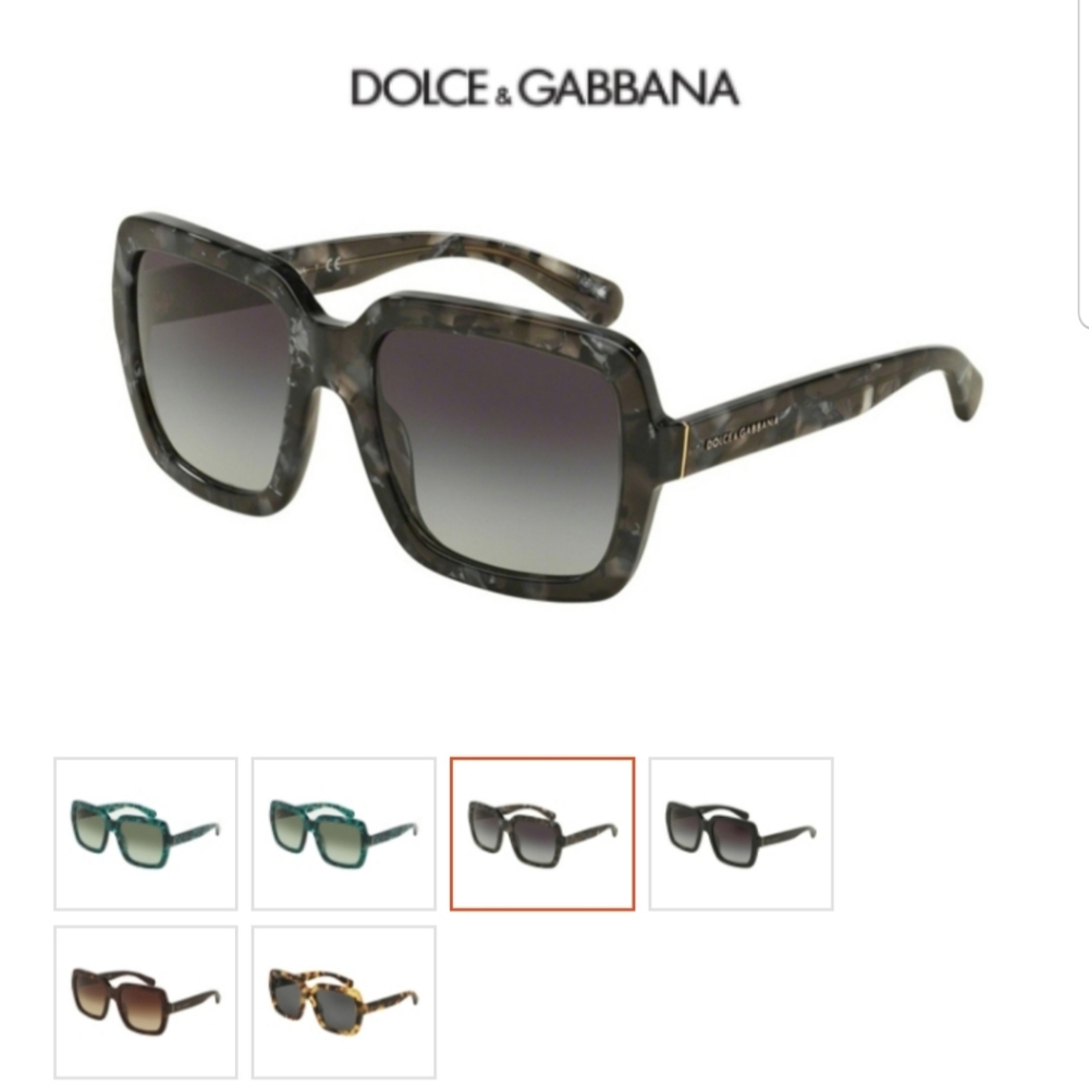 Dolce & Gabbana DG 4273 Sunglasses Grey Marble - Picture 9 of 9